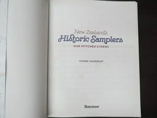 Vivien Caughley, New Zealand's Historic Samplers, Our Stitched Stories - Image 9