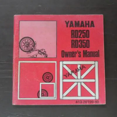 RD250 RD350 Yamaha Owner's Manual, Yamaha Motor Co., Ltd, 1972/12, Motorcycle, Automobiles, Dead Souls Bookshop, Dunedin Book Shop