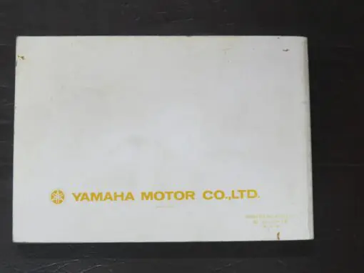 XT400 XT500, Yamaha Owner's Manual, 1982 - Image 6