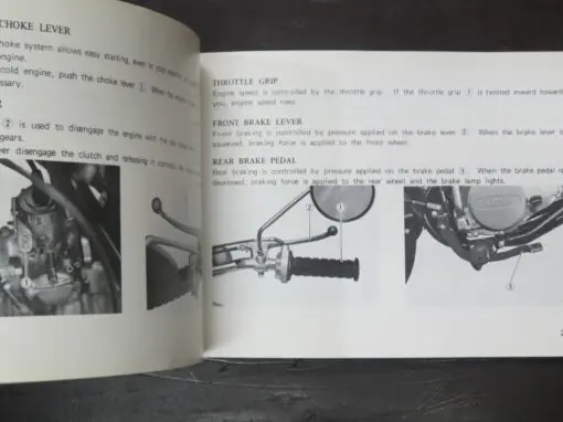 TC185 Suzuki Owner's Manual, 1974 - Image 3