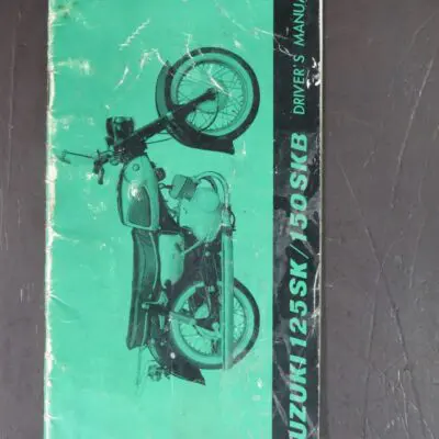 125SK / 150SKB Suzuki Driver's Manual, Suzuki Motor Co., Ltd, Japan, Motorcycle, Automobiles, Dead Souls Bookshop, Dunedin Book Shop
