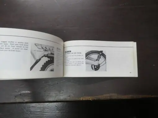 TF185 Suzuki Owner's Manual, 1977 - Image 4