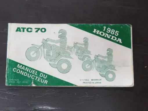 ATC 70 Honda Owner's Manual, 1985 - Image 7
