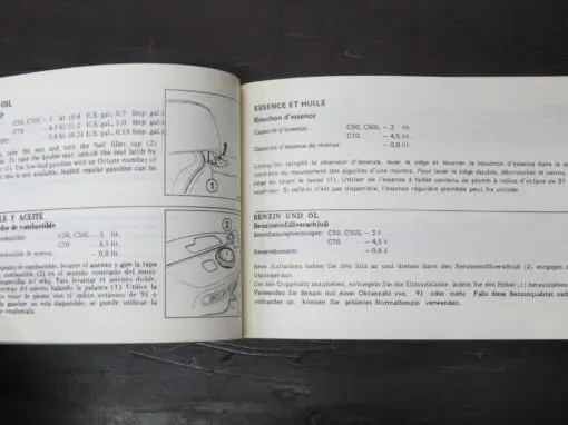 C50, C50L, C70 Honda Owner's Manual, 1979 - Image 4
