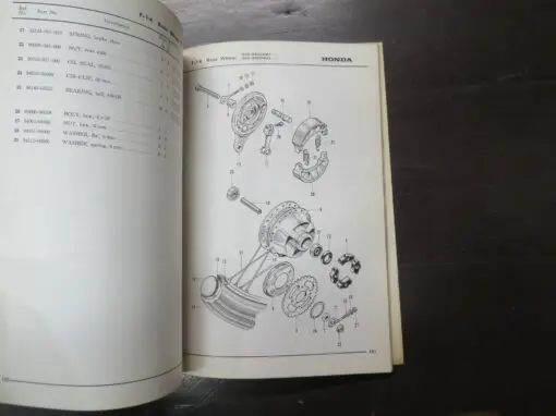 Honda 50-65 Models CS50, CS65 Parts List, 1967 - Image 5