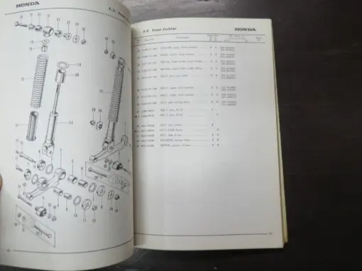 Honda 50-65 Models CS50, CS65 Parts List, 1967 - Image 3