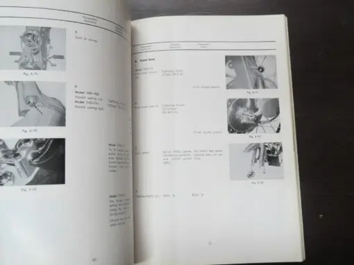Honda 50-55 Maintenance Manual, Model C100, C102, C105, C110, C114, C155, 1964 - Image 4