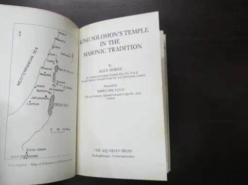 Alex Horne, King Solomon's Temple In The Masonic Tradition, Foreword by Harry Carr - Image 8