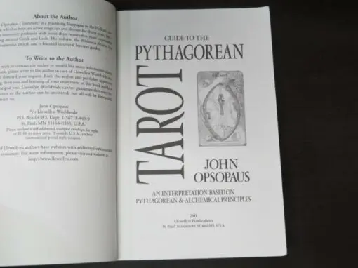 John Opsopaus, Guide to the Pythagorean Tarot, Illustrations by Rho, An Interpretation based on Pythagorean and Alchemical Principles - Image 6
