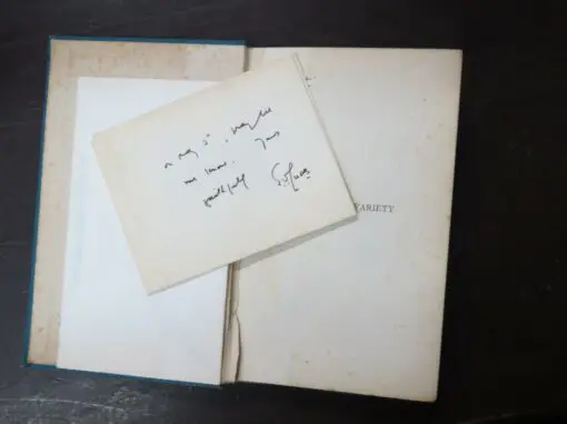 E. V. Lucas, 3 titles + 3 letters / notes: Her Infinite Variety, The Second Post, Luck Of The Year + 3 signed letters / notes from E. V. Lucas - Image 5