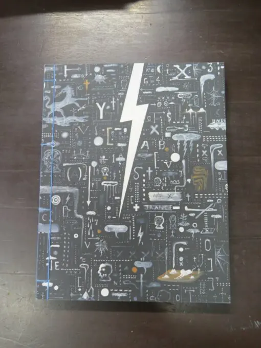 Peter Vangioni, Tony de Lautour, Us V Them, Christchurch Art Gallery, Christchurch, 2018, sewn paperback, 224 pages, illustrated, signed by the artist on half-title, 27 cm x 21 cm, Art, New Zealand Art, Dead Souls Bookshop, Dunedin Book Shop