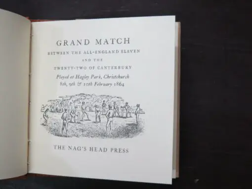Grand Match Between The All-England Eleven And The Twenty-Two Of Canterbury, Played at Hagley Park, Christchurch 8th, 9th and 10th of February, 1864 - Image 8