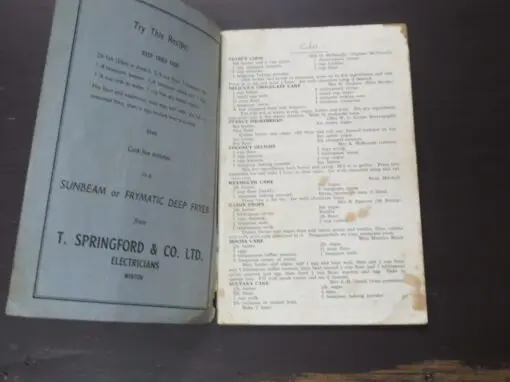 Winton Basketball Club 25th Re-Union Recipe Book, - Image 7