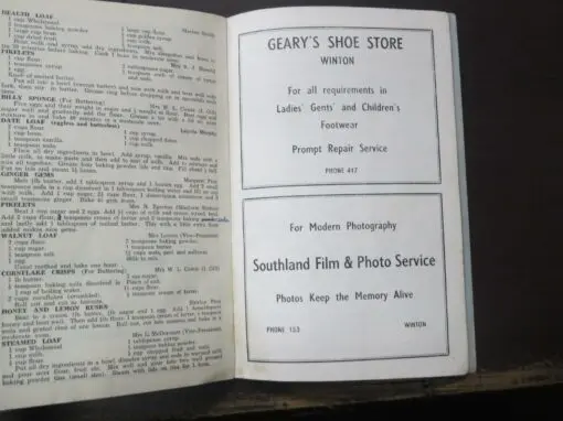 Winton Basketball Club 25th Re-Union Recipe Book, - Image 5