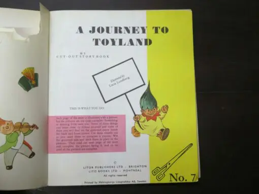 My Cut-out Story Book, A Journey To Toyland No.7, Illustrated by Lucie Lundberg - Image 5