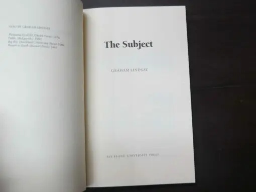 Graham Lindsay, The Subject - Image 5