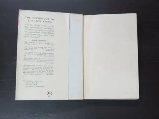 Doris Langley Moore, The Technique Of The Love Affair, Decorations by Dronsfield - Image 12