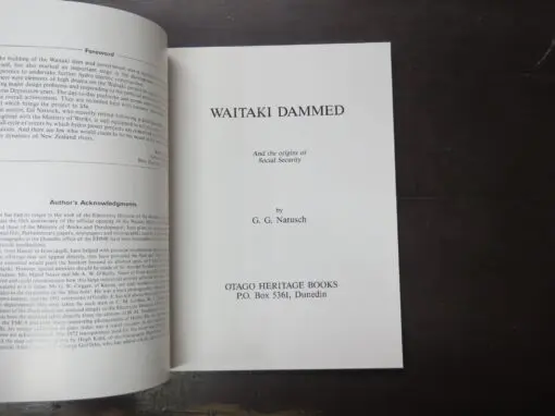 G. G. Natusch, Waitaki Dammed, And the Origins of Social Security - Image 7