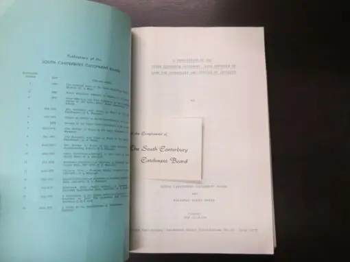 J. R. I. Cuff, South Canterbury Catchment Board And Reginal Water Board, A Description of the Upper Ashburton Catchment with Emphasis On Land Use Capability And Sources Of Detritus - Image 10