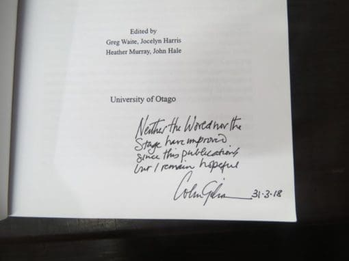 Greg Waite et al, World and Stage, Essays for Colin Gibson - Image 6