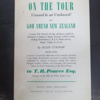 Allen Curnow, On Tour photo 1