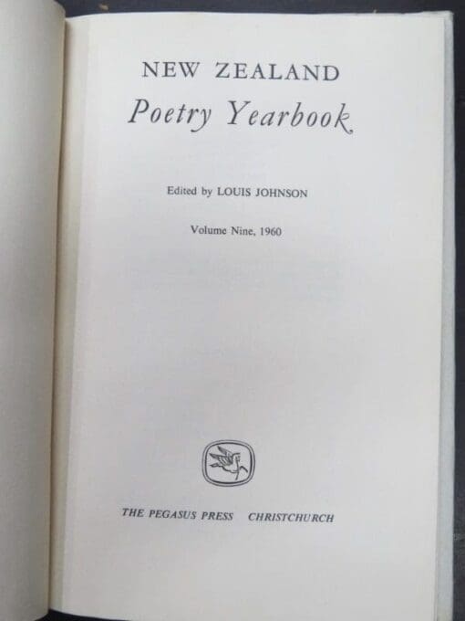 New Zealand Poetry Yearbook 1960 Ed. Louis Johnson - Image 4
