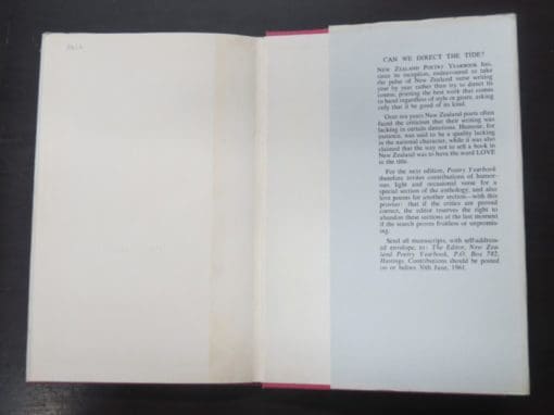 New Zealand Poetry Yearbook 1960 Ed. Louis Johnson - Image 8