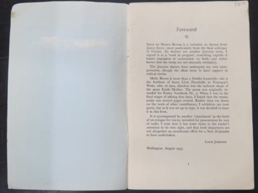 Louis Johnson, Two Poems, News of Molly Bloom - Image 4