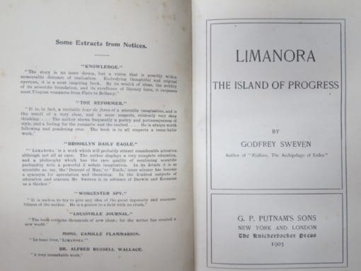 Godfrey Sweven (John Macmillan Brown) Limanora - Image 8