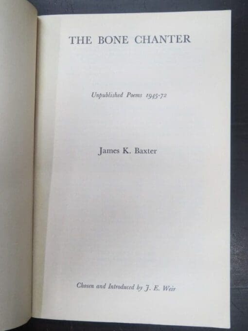 James K. Baxter, The Bone Chanter - Image 4