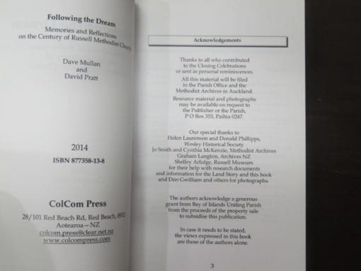 Dave Mullan, David Pratt, Following The Dream, Shared Memories and Reflections on the Russell Methodist Church - Image 7
