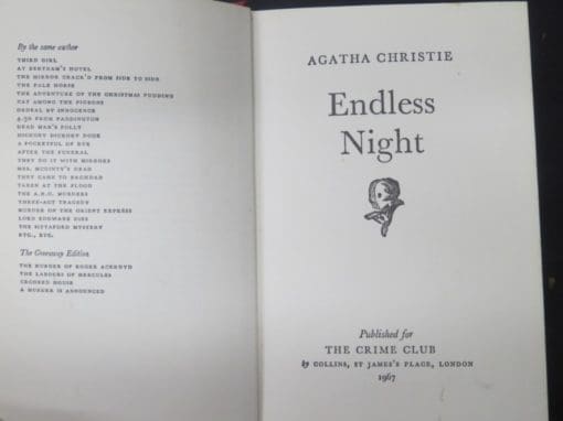 Agatha Christie, Endless Night - Image 9