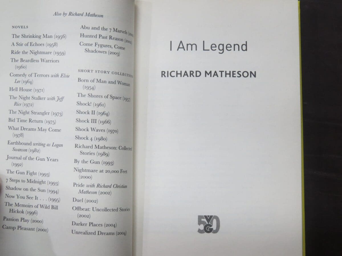 i am legend book richard matheson i am legend book richard matheson