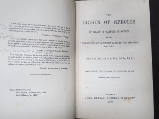 Charles Darwin, Origin of Species, Sixth Edition, 1888 - Image 7