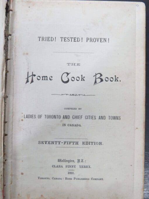 The Home Cook Book, 1891 - Image 7