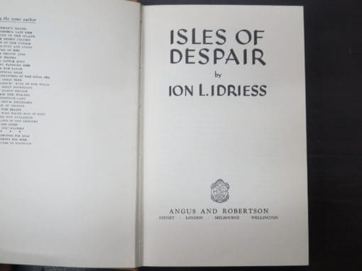 Ion L. Idriess, Isles of Despair - Image 9