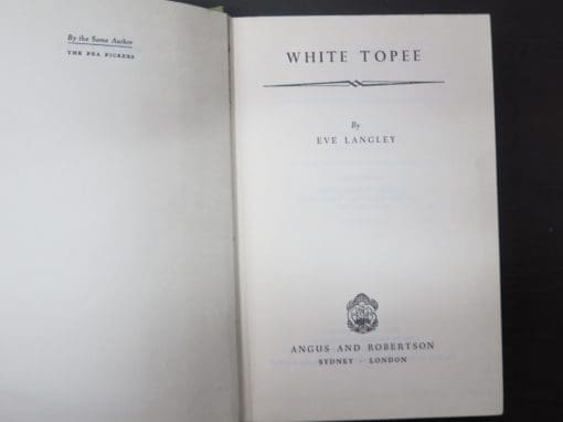 Eve Langley, White Topaz, 1954 - Image 6