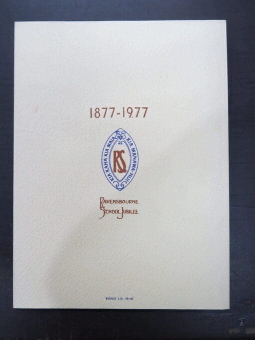 Ravensbourne School Jubilee 1877 - 1977 Commemorative Booklet - Image 12