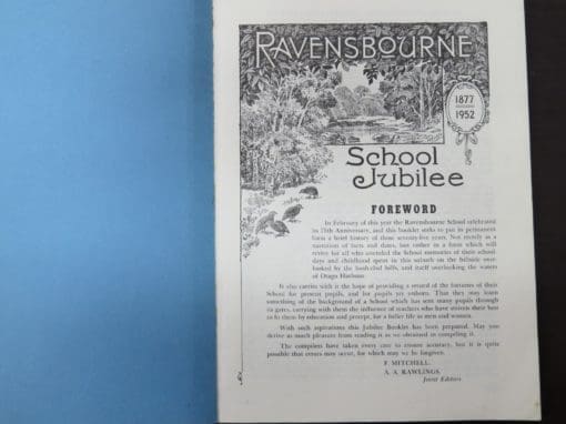 Ravensbourne School Jubilee 1877 - 1952 Commemorative Booklet - Image 8