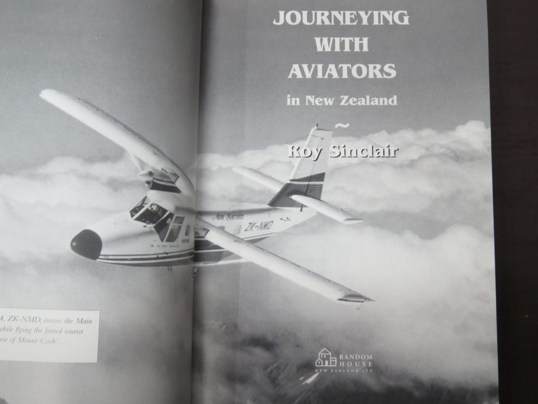 Roy Sinclair, Journeying with Aviators in New Zealand | Deadsouls Bookshop