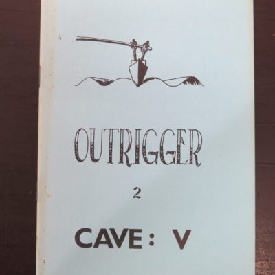 Outrigger, Caveman Press, New Zealand Poetry, photo 1