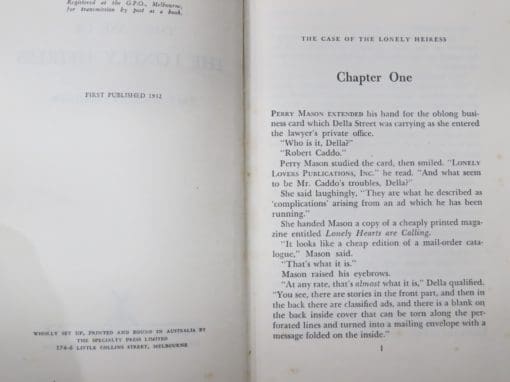 Erle Stanley Gardner, The Case of the Lonely Heiress - Image 5