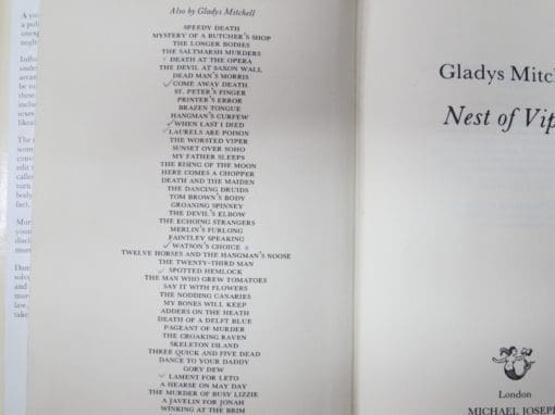 Gladys Mitchell, Nest of Vipers - Image 7