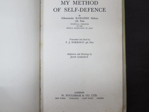 Mikonosuke Kawaishi Shihan, My Method of Self-Defence, Translated and Edited by E. J. Harrison - Image 11
