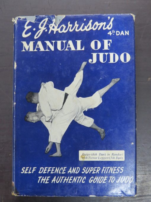 Harrison, Manual of Judo, Foulsham, London, Martial Arts, Sport, Dunedin Bookshop, Dead Souls Bookshop