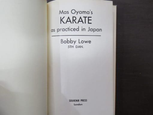 Bobby Lowe, Mas Oyama's Karate as Practiced in Japan - Image 10
