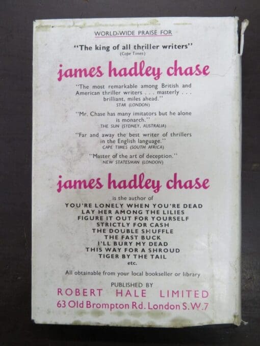 James Hadley Chase, Safer Dead - Image 12