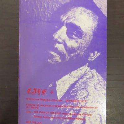 Cave 4, Trevor Reeves, Caveman Press, Dunedin, New Zealand Poetry, New Zealand Literature, Bukowski, Dunedin Bookshop, Dead Souls Bookshop