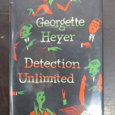 Georgette Heyer, Detection Unlimited, Heinemann, London, Crime, Mystery, Detection, Dunedin Bookshop, Dead Souls Bookshop