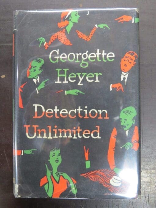 Georgette Heyer, Detection Unlimited, Heinemann, London, Crime, Mystery, Detection, Dunedin Bookshop, Dead Souls Bookshop